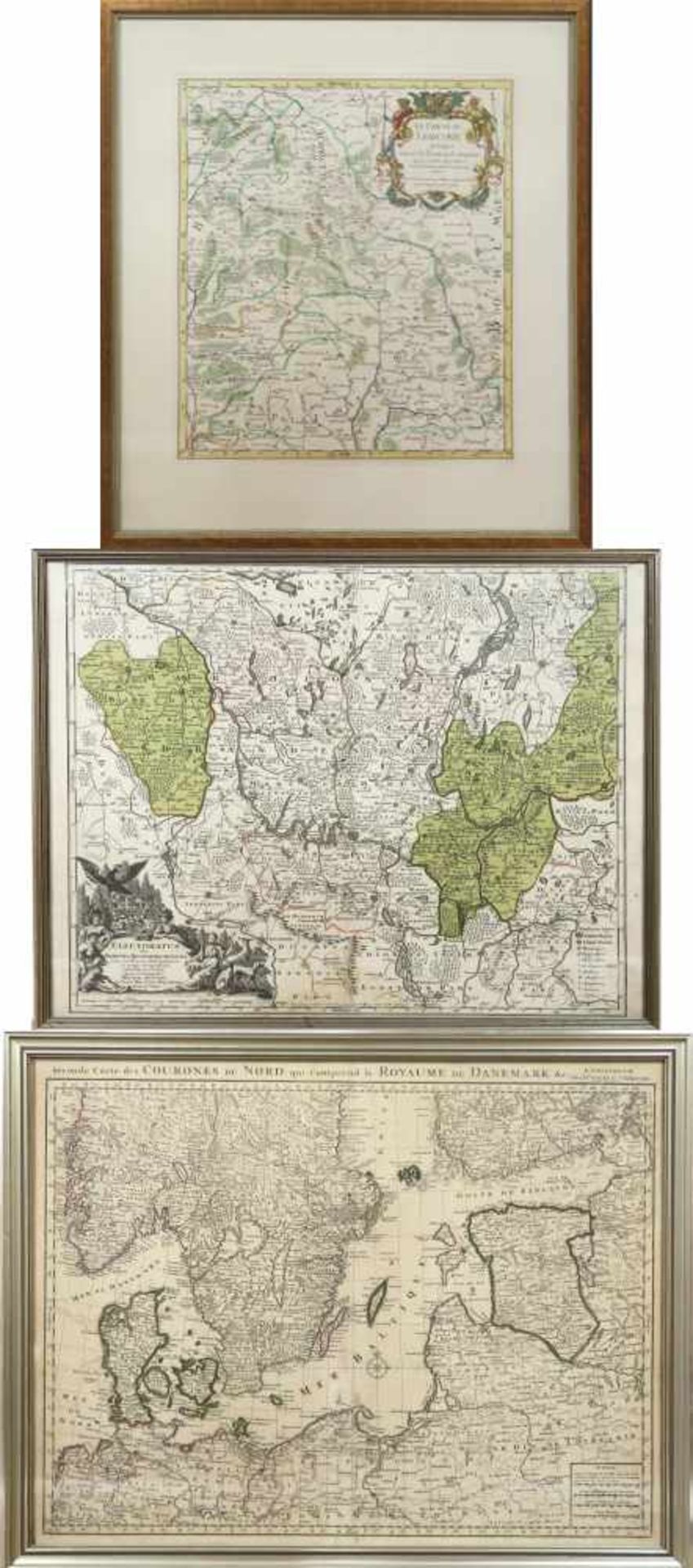 Electoratus five Marchia Brandenburgensis / Seconde carte du Courones du Nord / Le Cercle de Francon