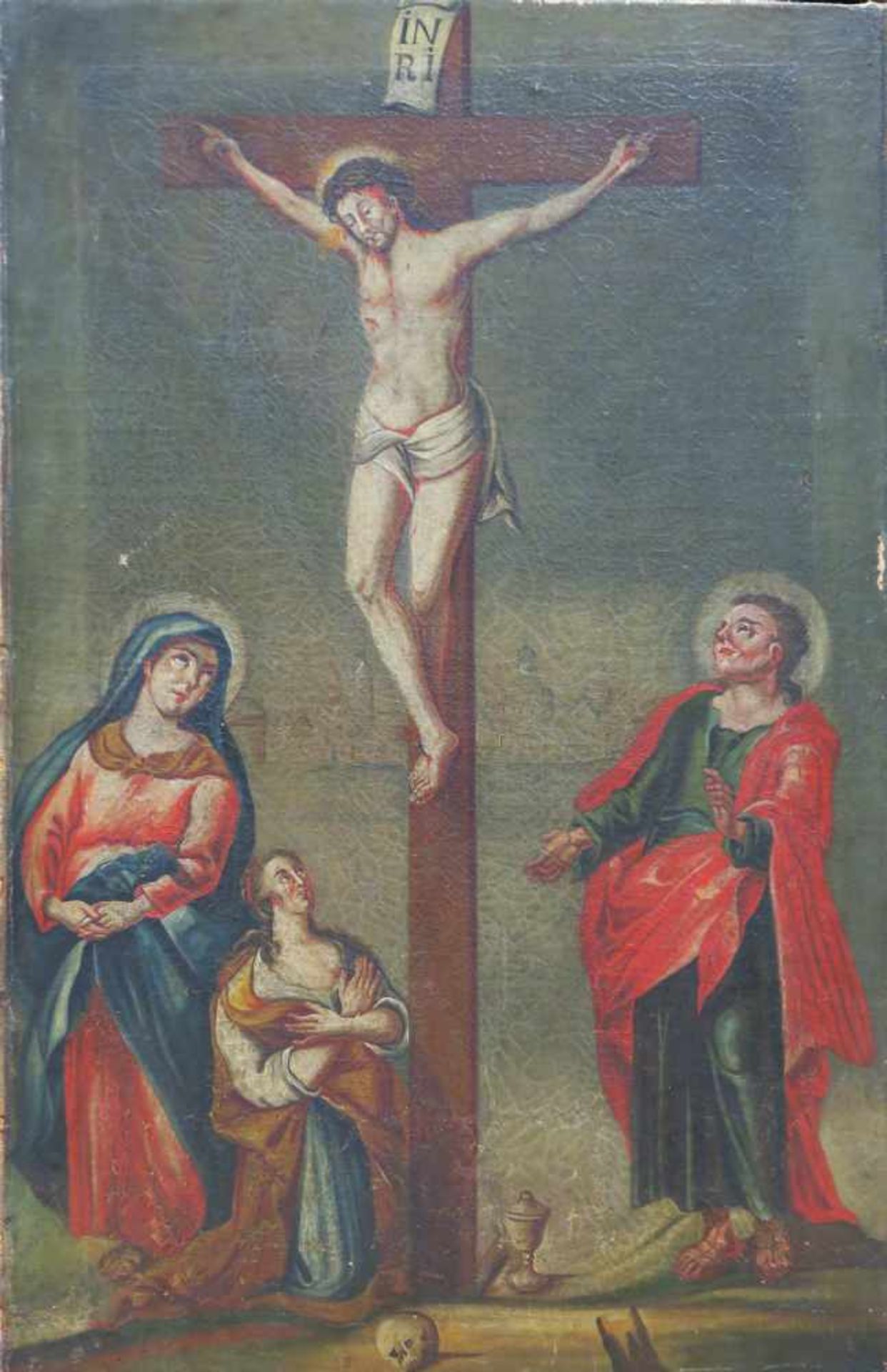Kreuzigung mit Maria, Johannes und Magdalena