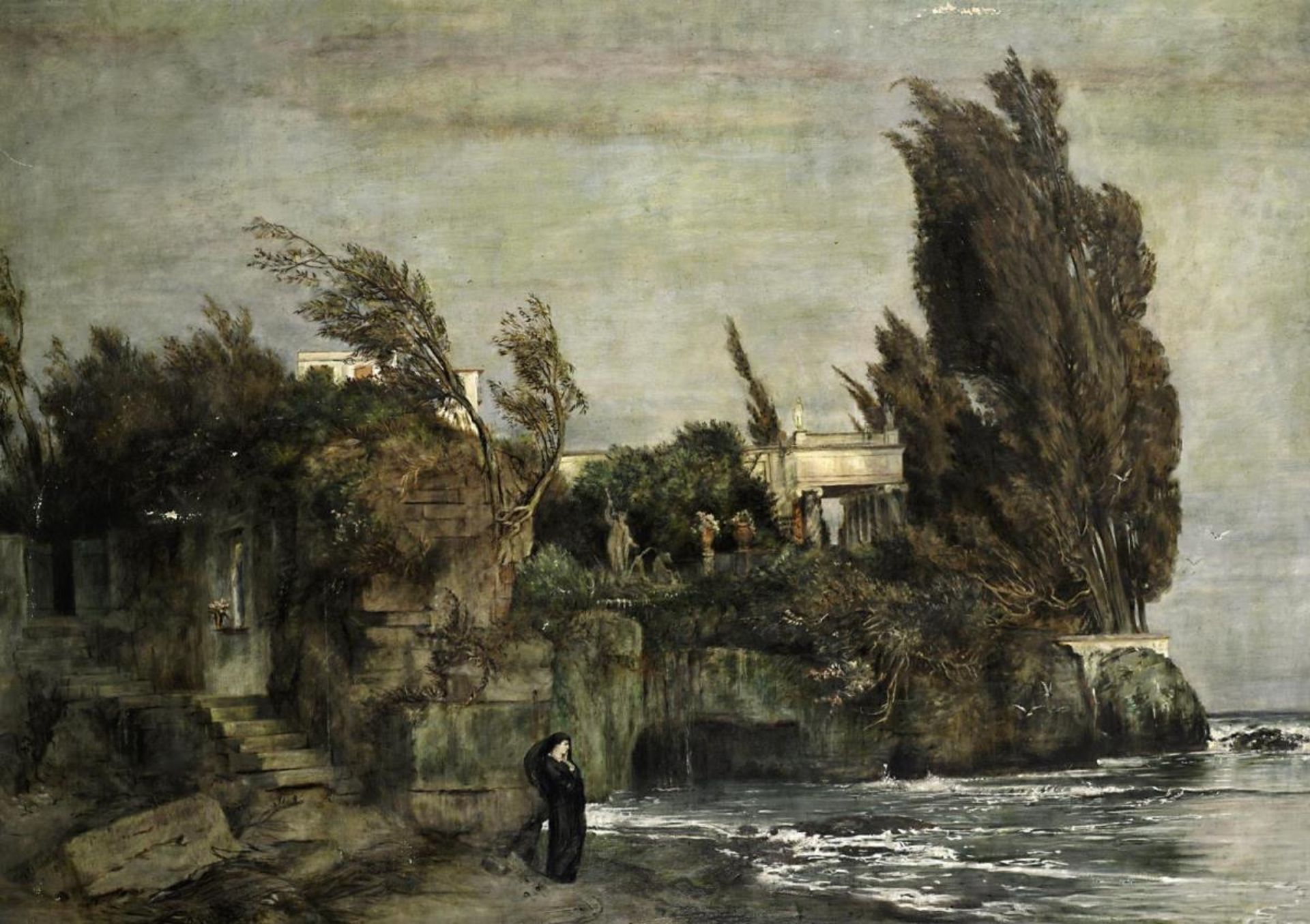 Gem.Böcklin Arnold (Kopie nach), Villa am Meer II