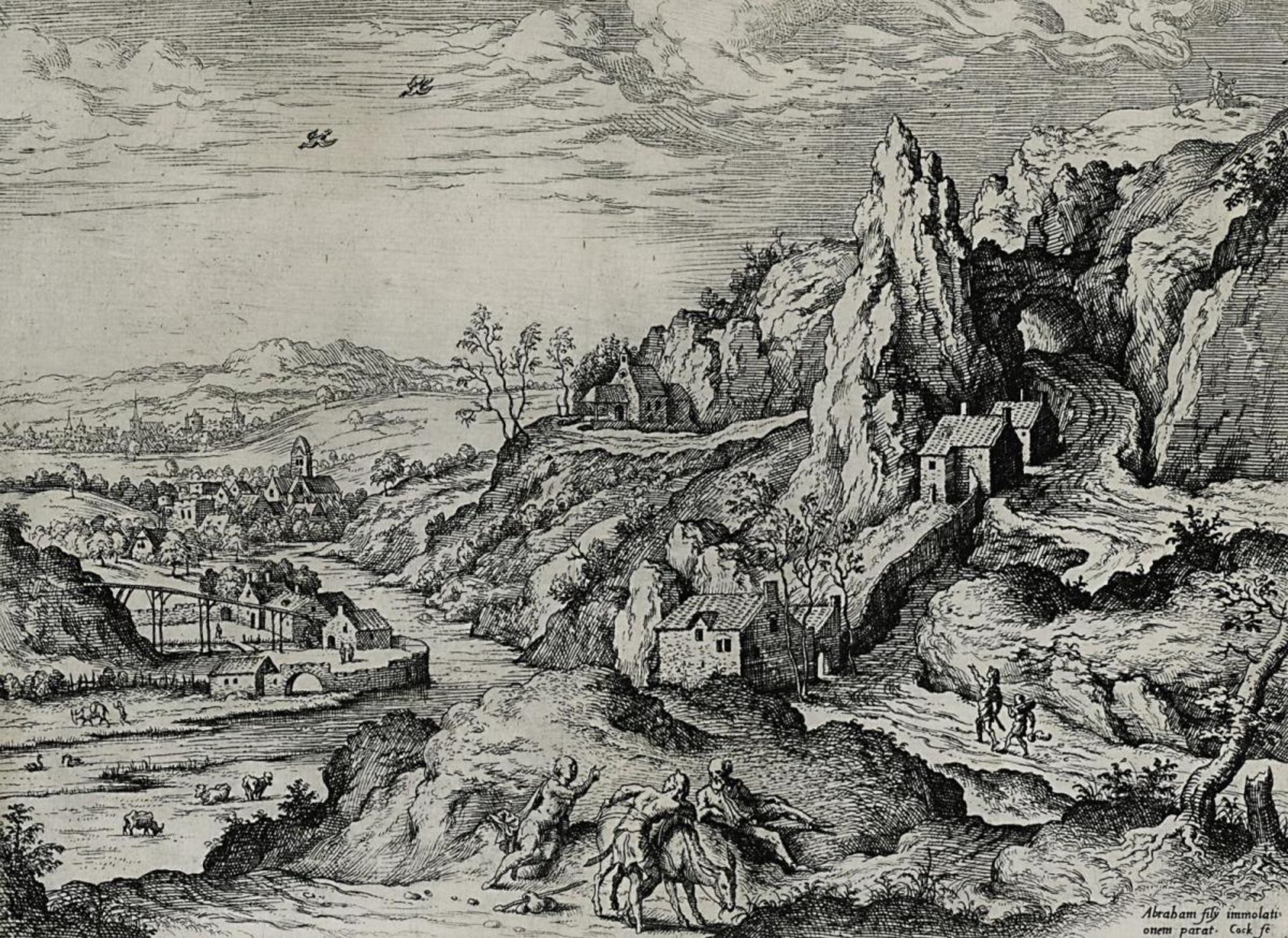 Landschaft mit Abraham und Isaak