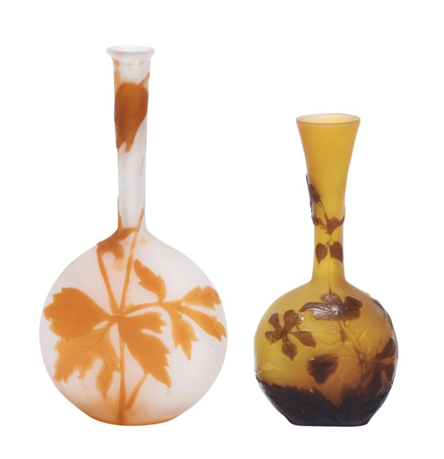 Zwei kleine Solifleur-Vasen