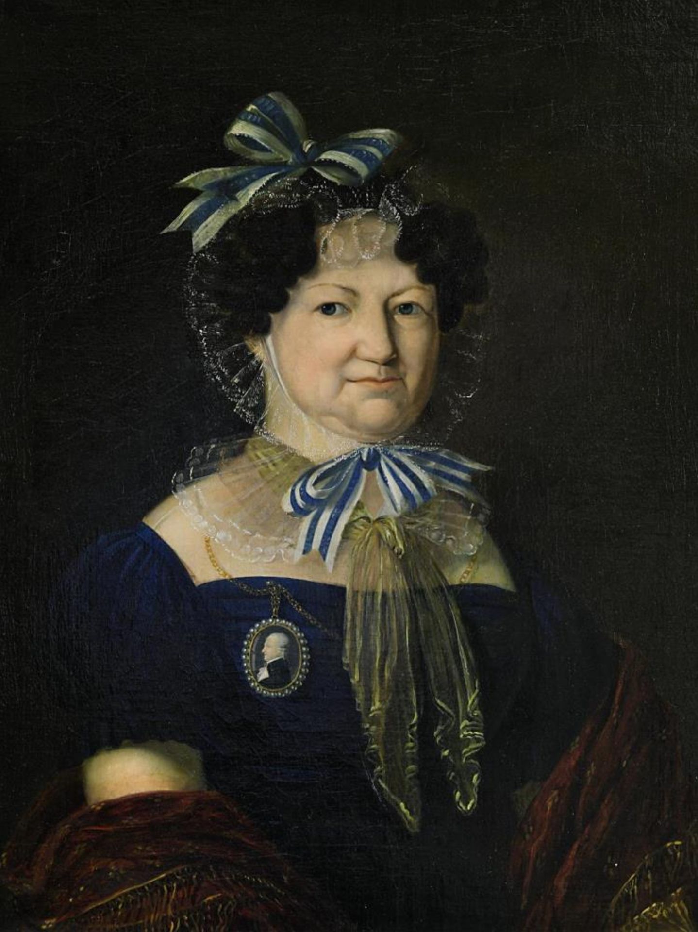 Porträt einer Dame mit Medaillon