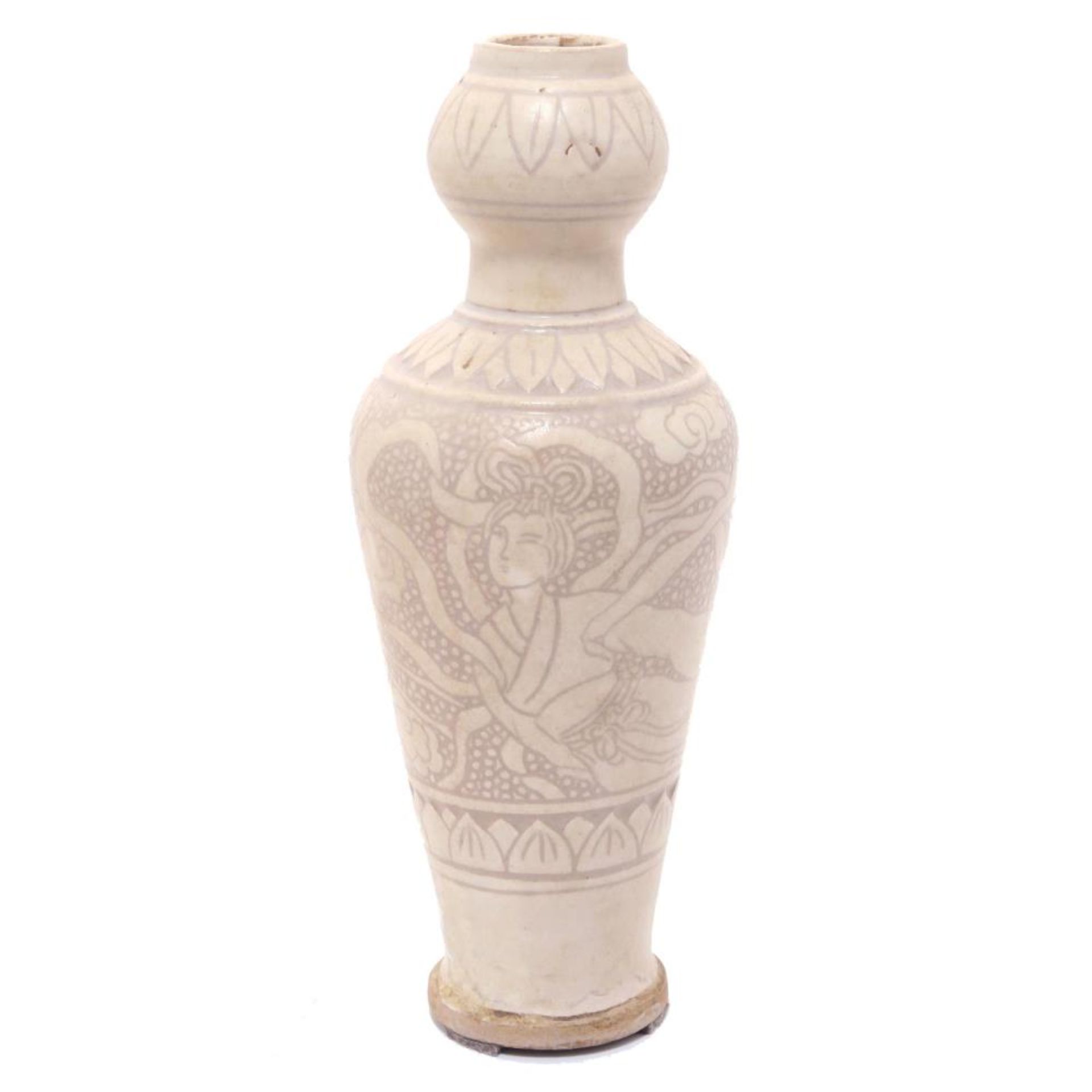 Vase. Keramik im Stil der Chizhou-Ware