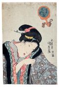 Utagawa Kunisada (Toyokuni III.) Frau