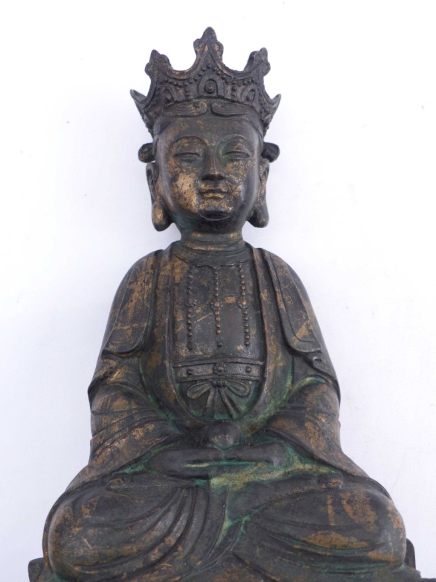 Sitzender Bodhisattva Guanyin China, - Bild 8 aus 10