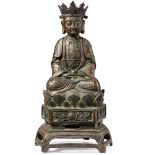 Sitzender Bodhisattva Guanyin China,