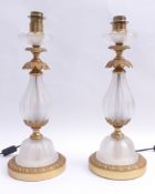 Paar Tischlampen im Barockstil