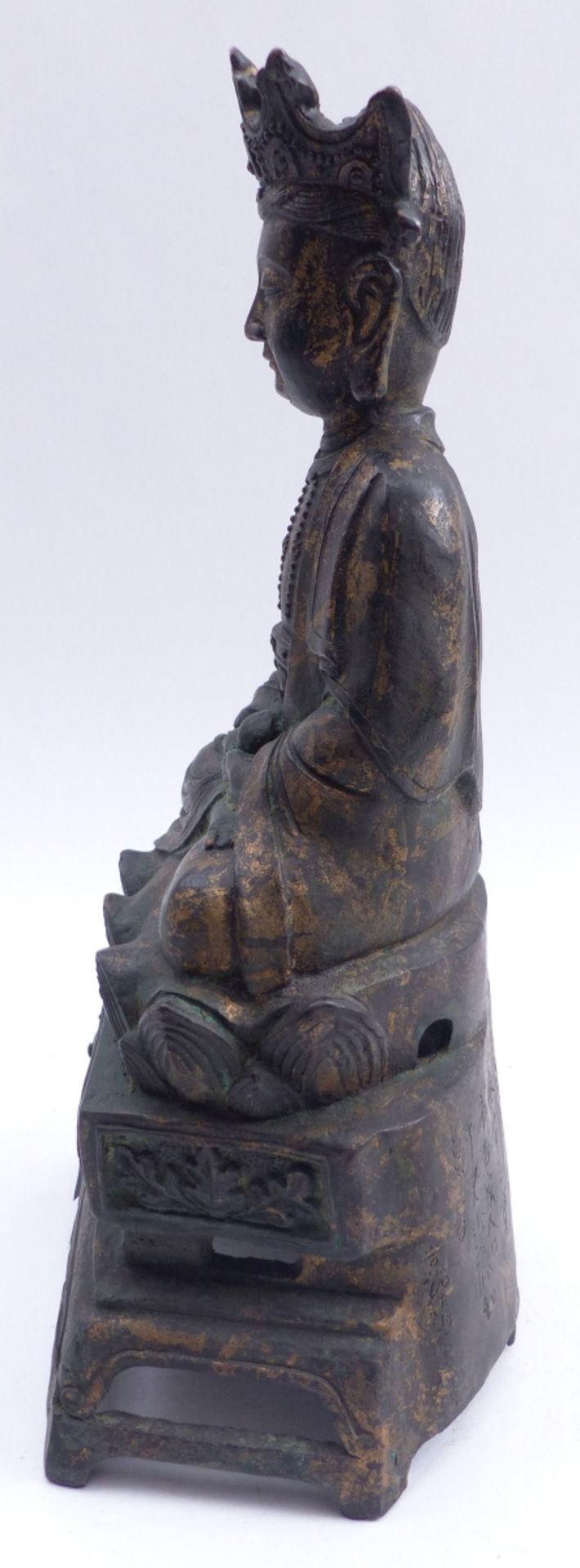 Sitzender Bodhisattva Guanyin China, - Bild 3 aus 10