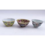 Drei Koppchen China, Qing-Dynastie -