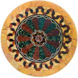 Pietra-Dura-Tischplatte Italien, wohl
