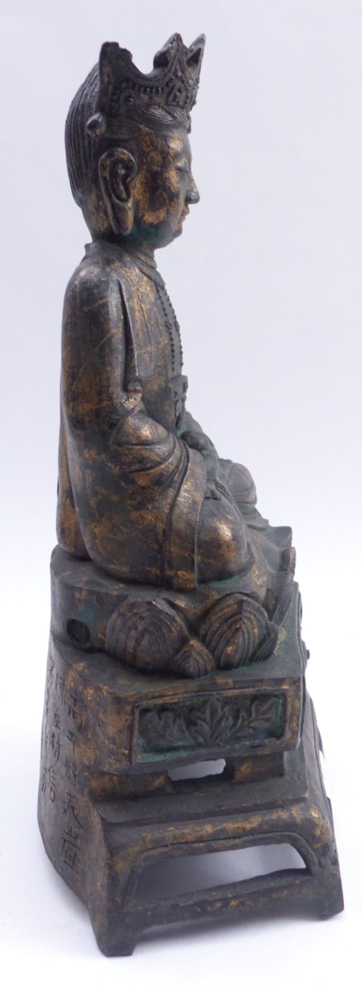 Sitzender Bodhisattva Guanyin China, - Bild 7 aus 10