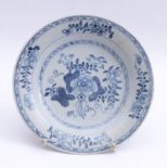 Teller mit Blau-weiß-Dekor China,