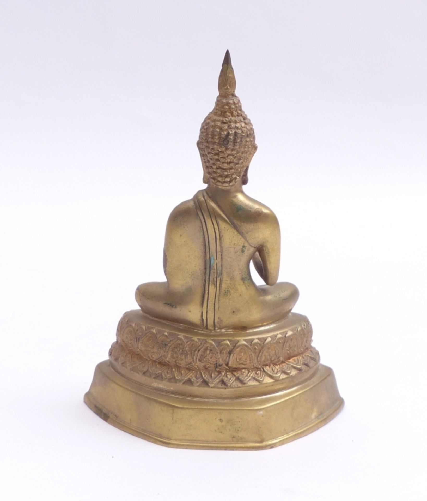 Kleine Figur eines sitzenden Buddha - Image 2 of 3