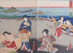 Utagawa Kunisada (Toyokuni III.) Zwei