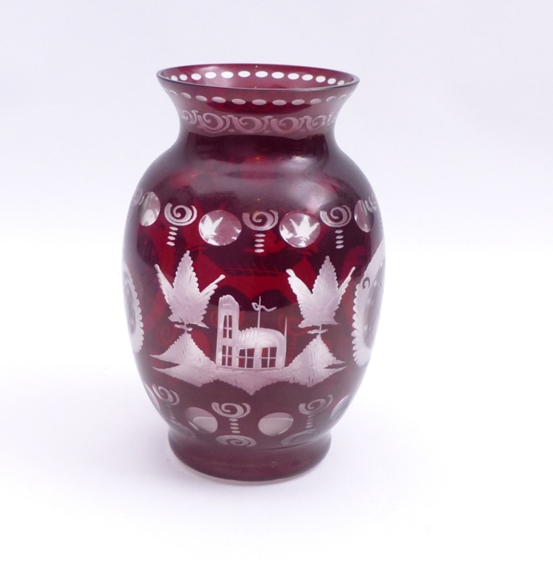 Vase Böhmen, 2. H. 19. - Image 3 of 3