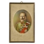 Miniaturportrait Wilhelm II.