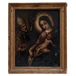 Madonna mit Kind und dem heiligen Nikolaus von Myra