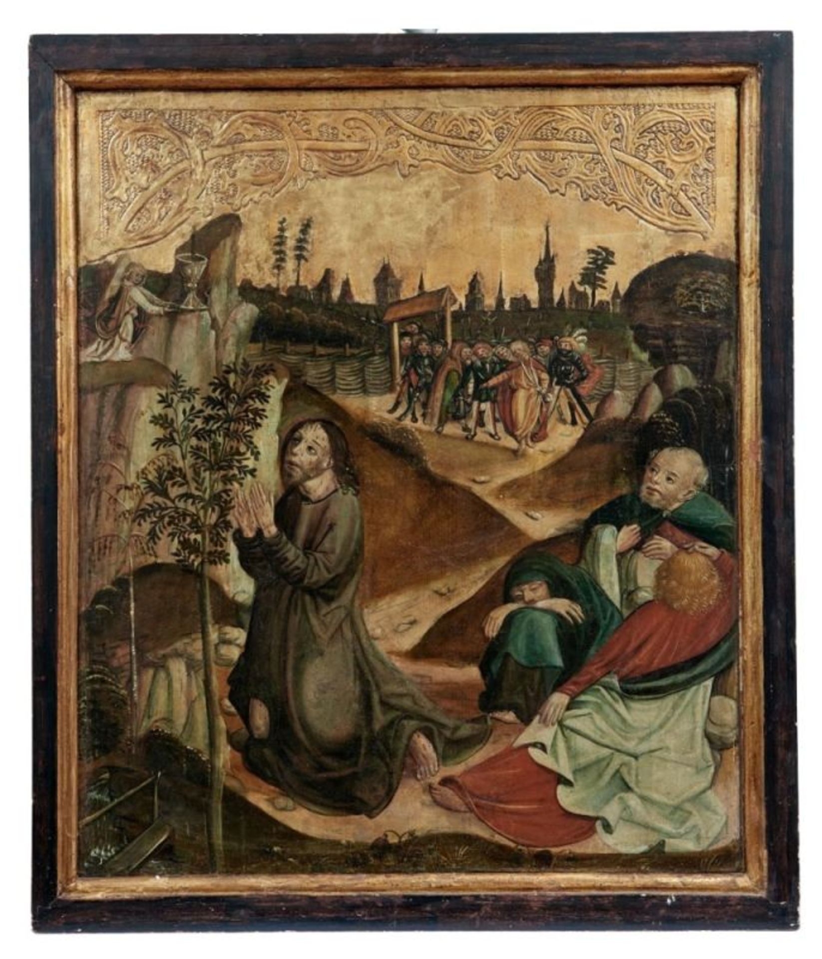 Zwei gotische Tafelbilder mit Szenen aus der Passion Christi - Bild 4 aus 4