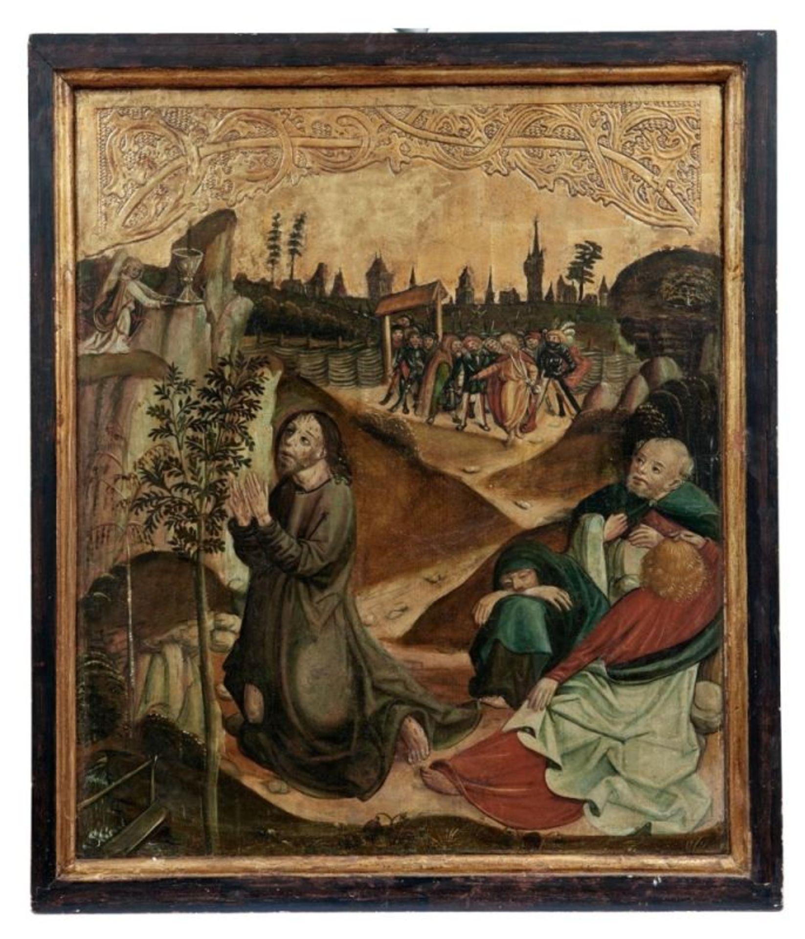 Zwei gotische Tafelbilder mit Szenen aus der Passion Christi - Image 4 of 4