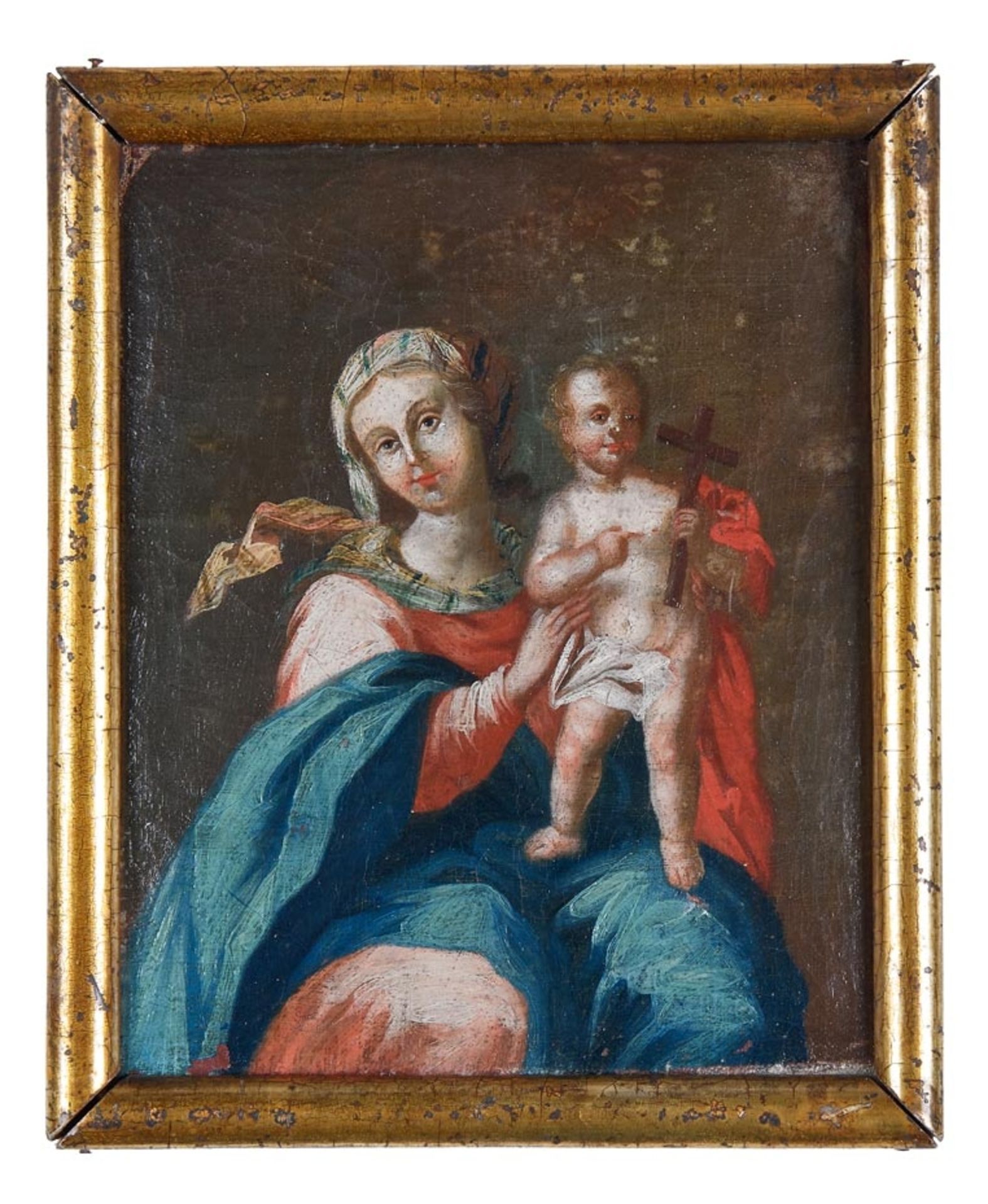 Madonna mit dem Kreuz tragenden Jesuskind