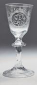 Barock-Pokalglas Sachsen, 1. V. 18.