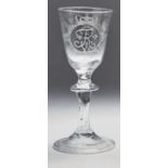 Barock-Pokalglas Sachsen, 1. V. 18.