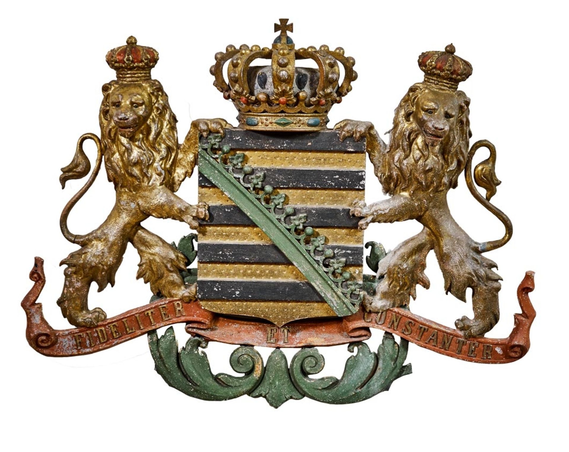 Wappen vom Herzogtum Sachsen-Coburg
