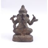 Thronender Ganesha