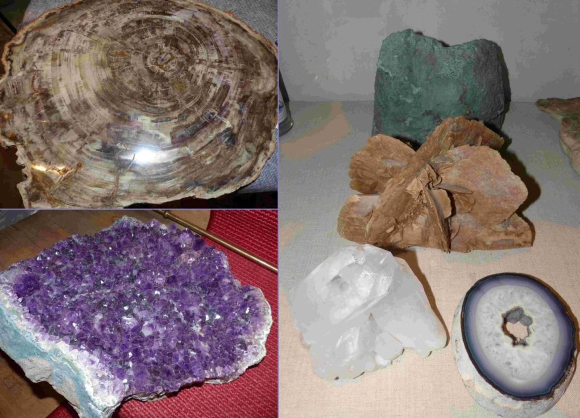 Kleine Mineraliensammlung