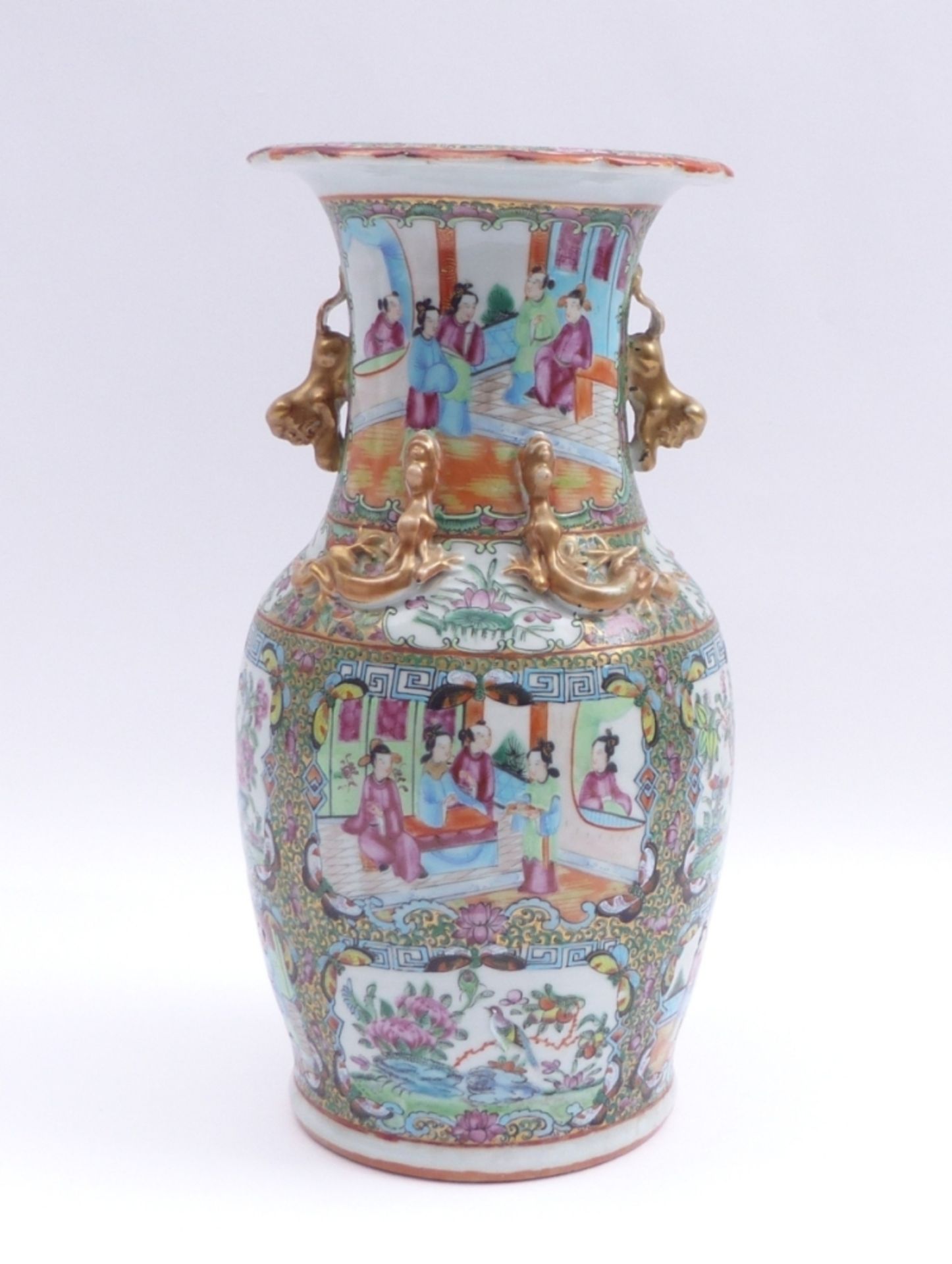 "Famille rose"-Vase