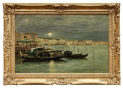 Hafen in der Lagune von Venedig