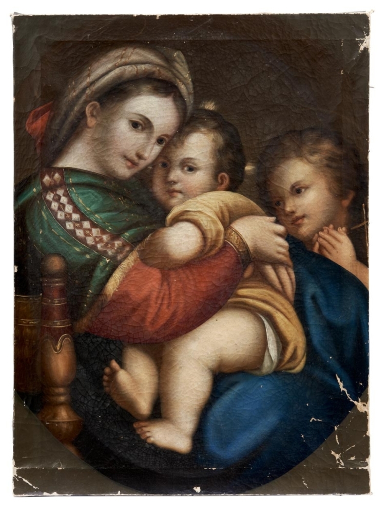 Raffaello Sanzio da Urbino - Kopie des 19. Jh. nach - Image 2 of 3