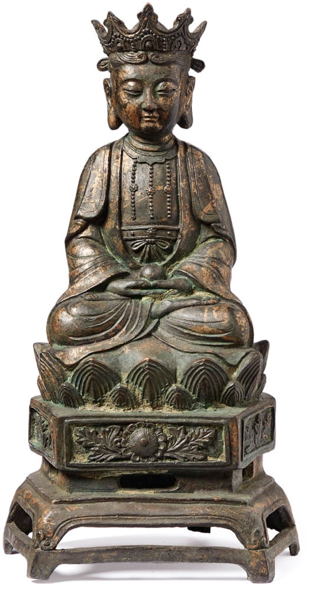 Sitzender Bodhisattva Guanyin China, - Bild 2 aus 20