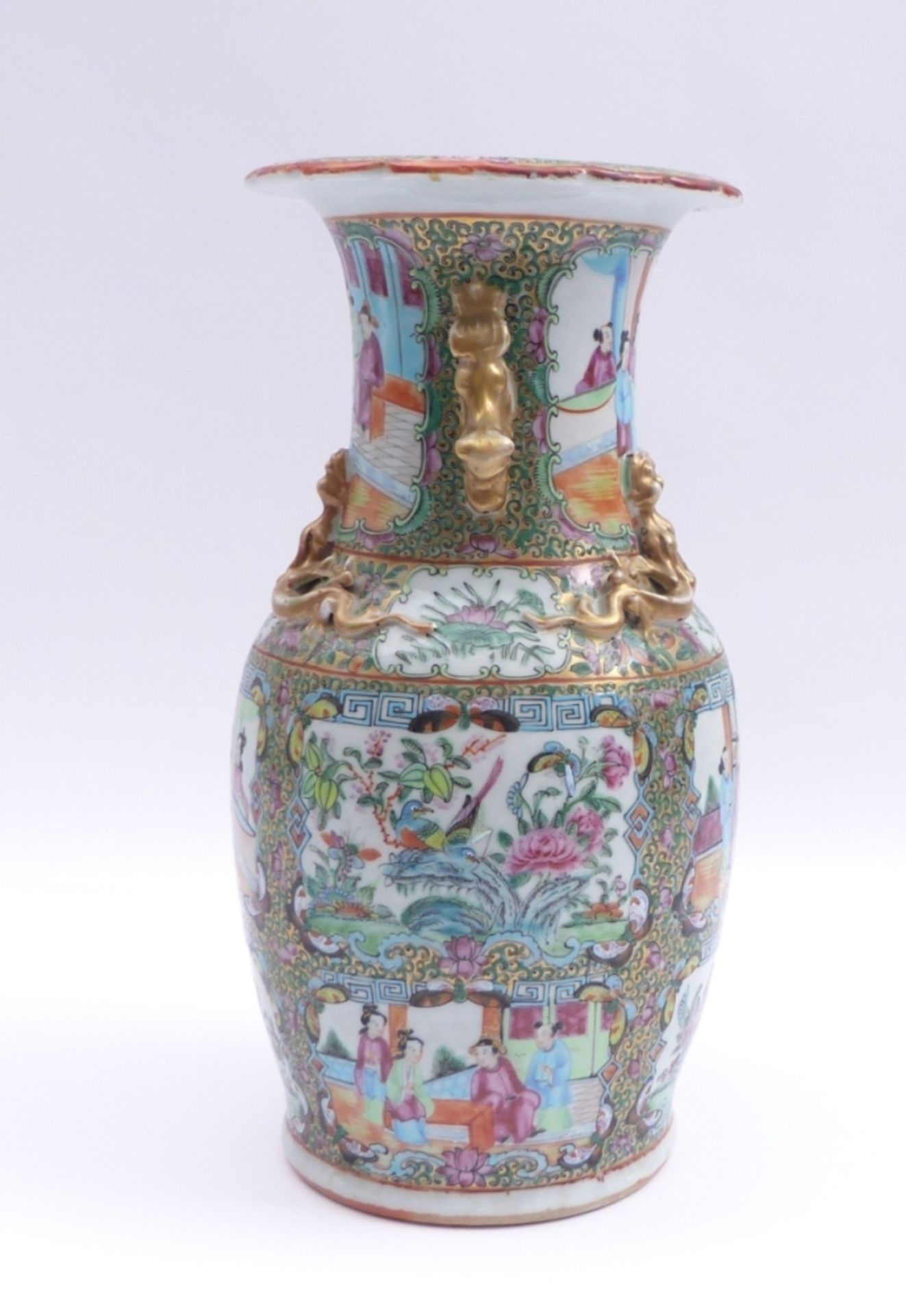 "Famille rose"-Vase - Image 3 of 4