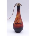 D'Argental-Vase als Lampe adaptiert