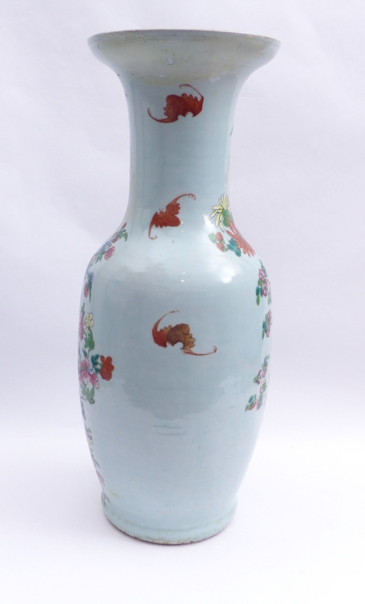 Bodenvase mit Blumendekor China, 20. - Image 4 of 4