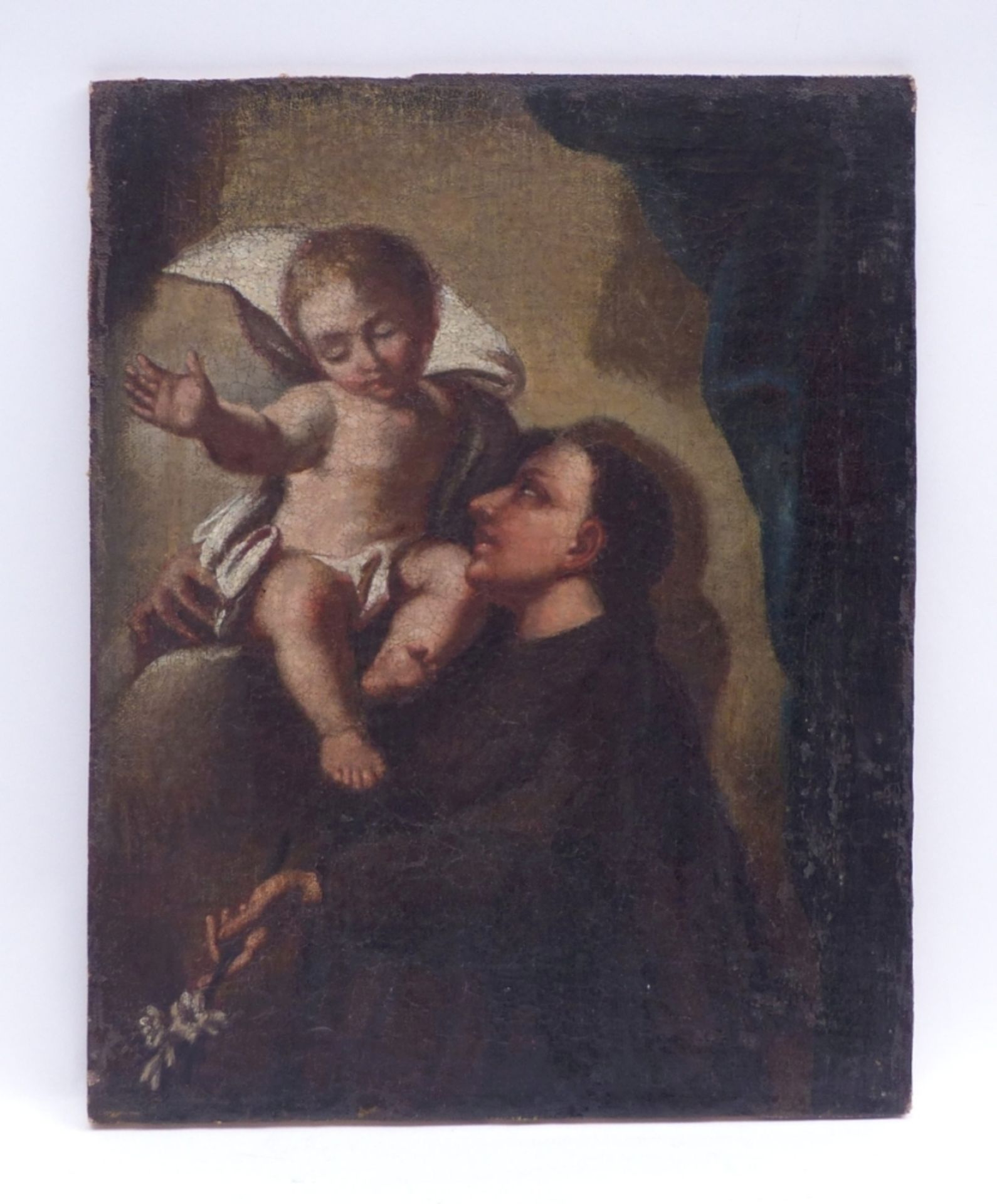 Der heilige Antonius von Padua mit dem Jesuskind - Image 2 of 3