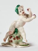 Putto mit Trauben als Hermes bzw.