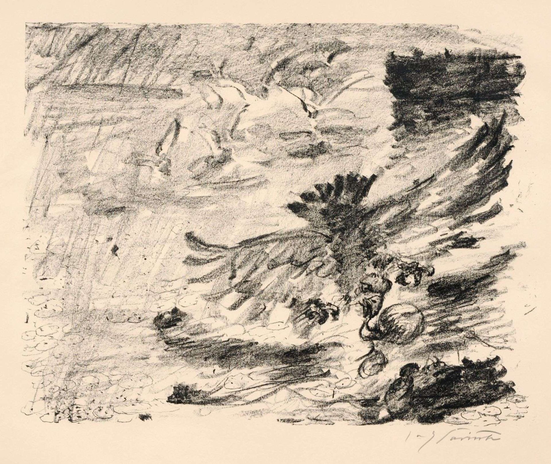Lovis Corinth "Die Sündfluth". 1923. - Image 2 of 8