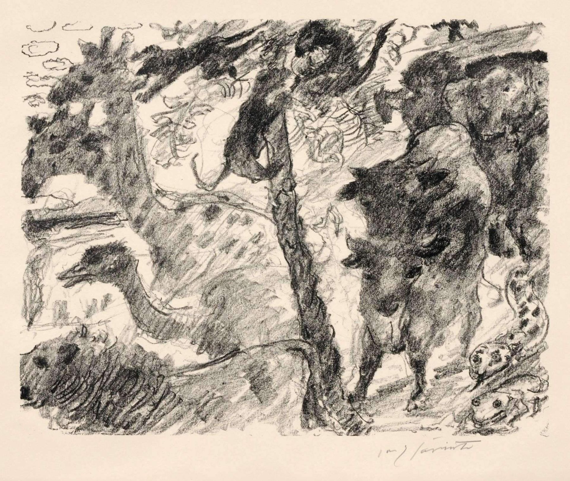 Lovis Corinth "Die Sündfluth". 1923. - Image 6 of 8