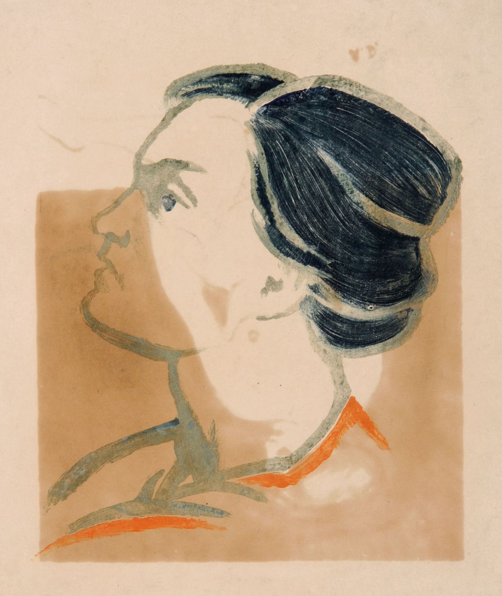 Arno Drescher, Drei Darstellungen weiblicher Akte. Um 1915. - Image 2 of 4