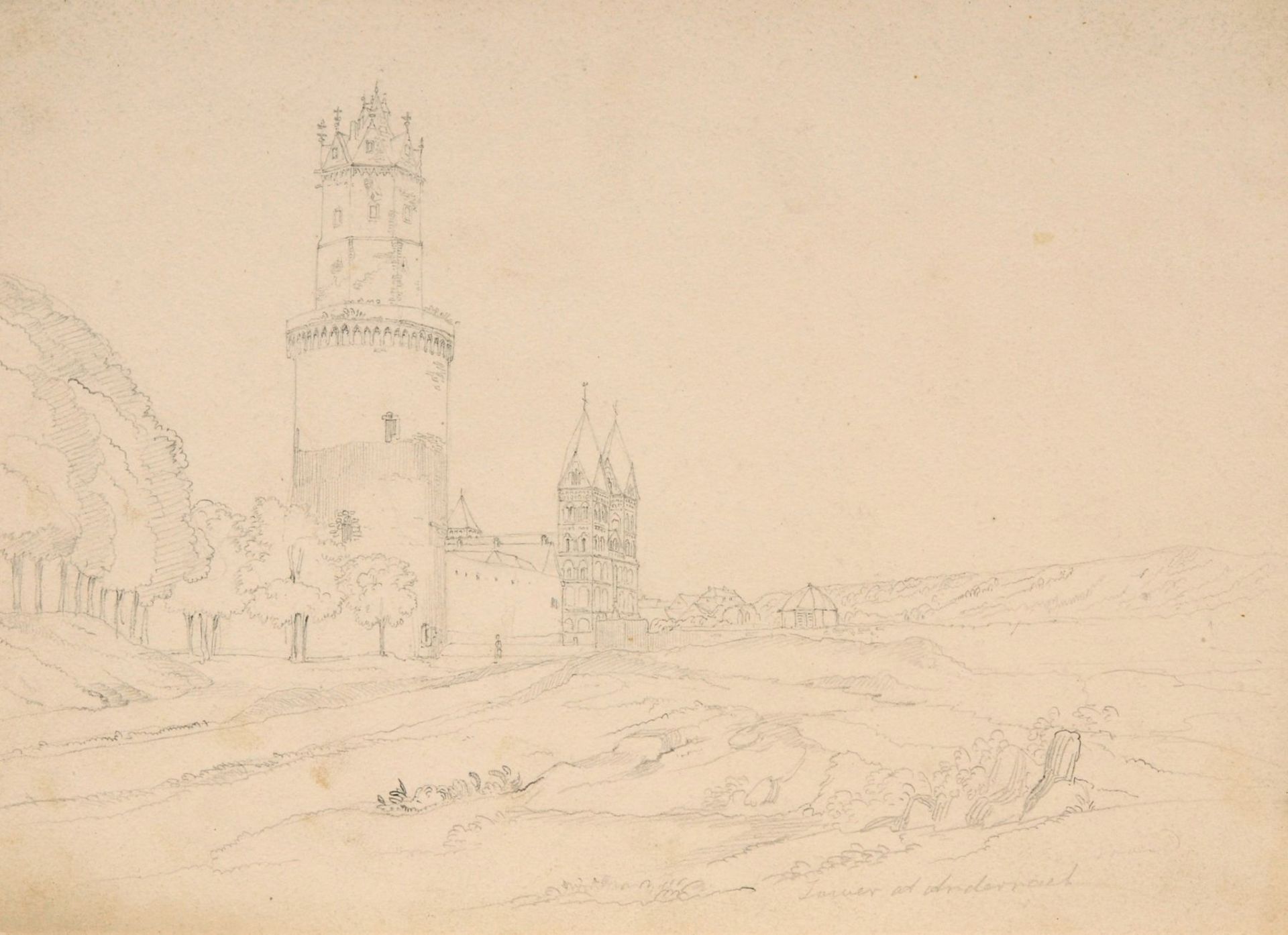 James Pattison Cockburn (zugeschr.), Vier Ansichten von Andernach. 1833. - Image 4 of 4
