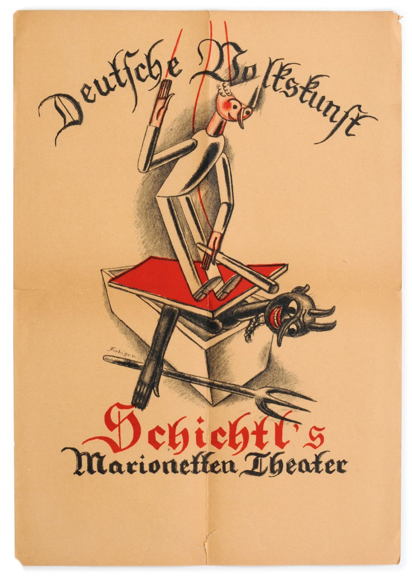 Schichtl's Marionetten Theater / "Deutsche Puppen-Spiele". Franz Fiebiger und Johannes Grüger... - Image 2 of 2