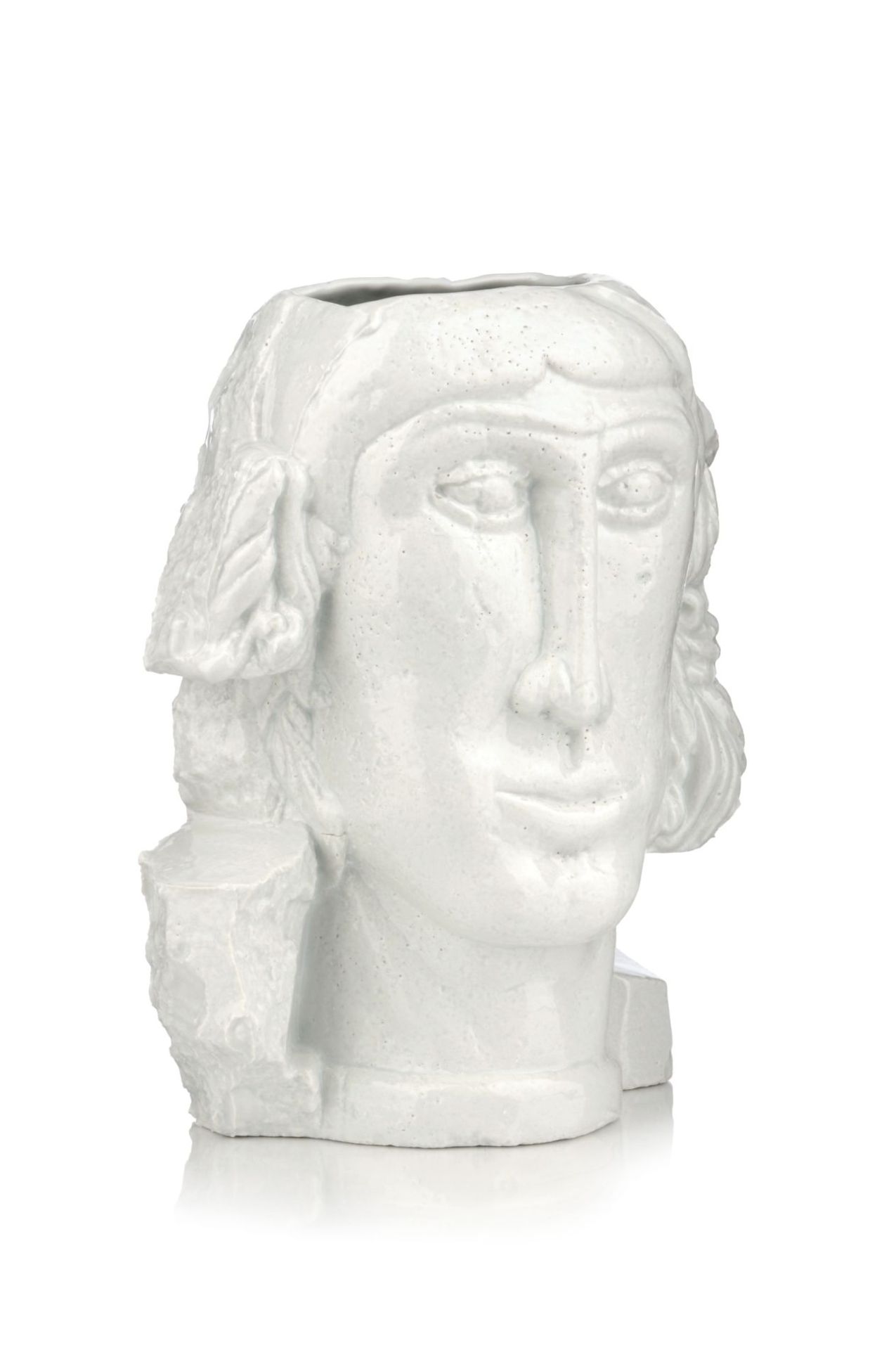 Vase in Form eines männlichen Kopfes. Horst Skorupa. 1979.