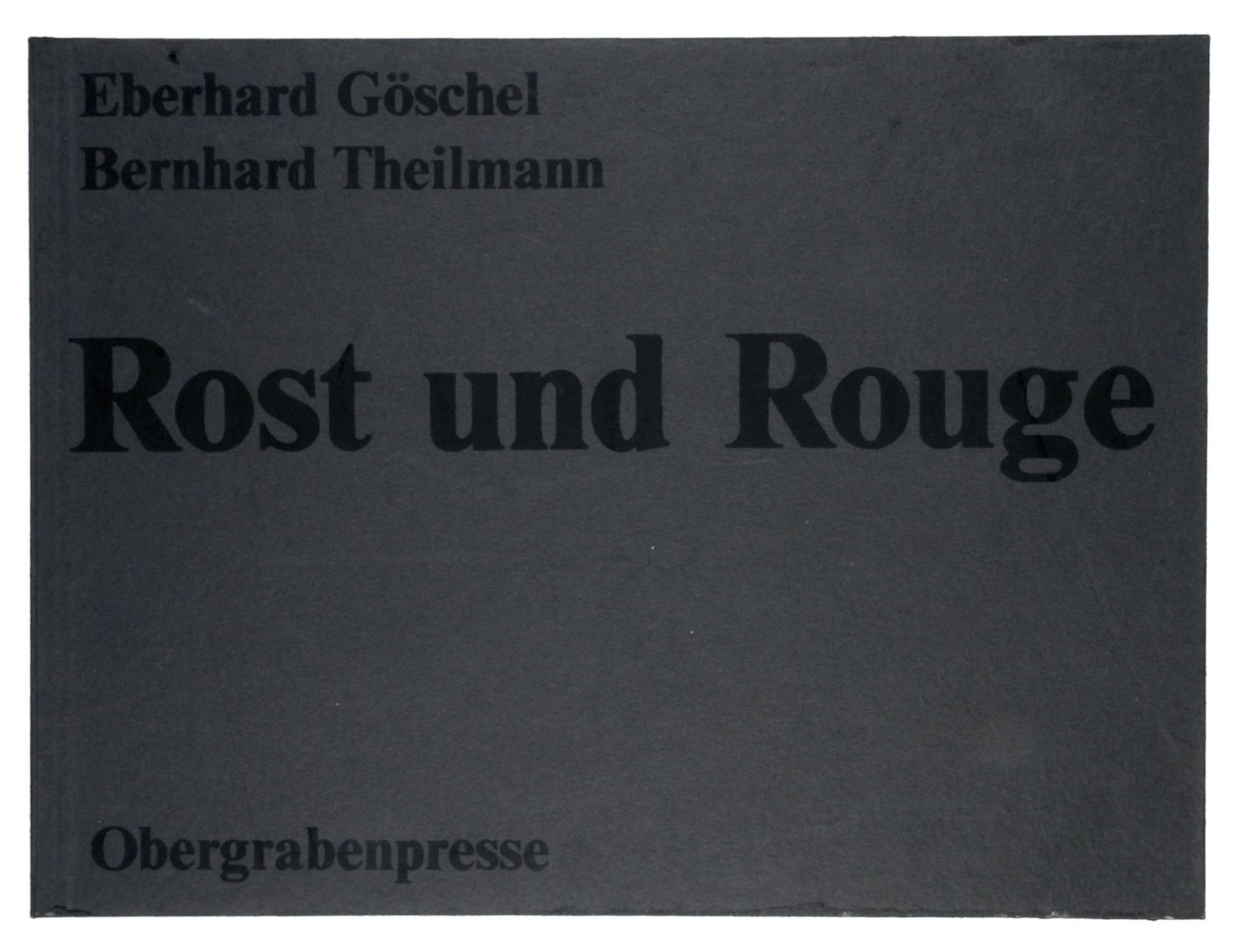 Eberhard Göschel "Rost und Rouge". 1988.