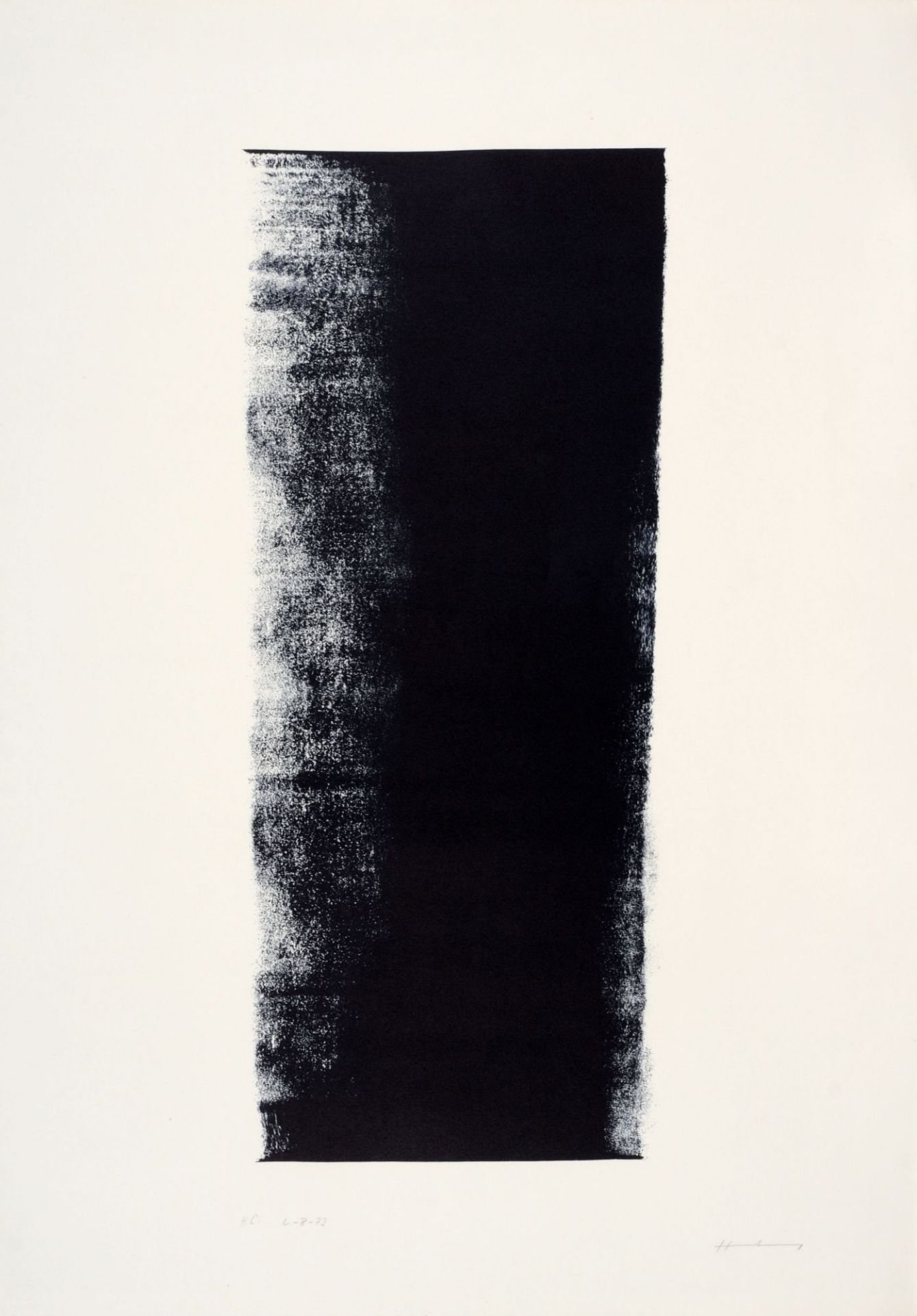 Hans Hartung "L-8–73". 1973.