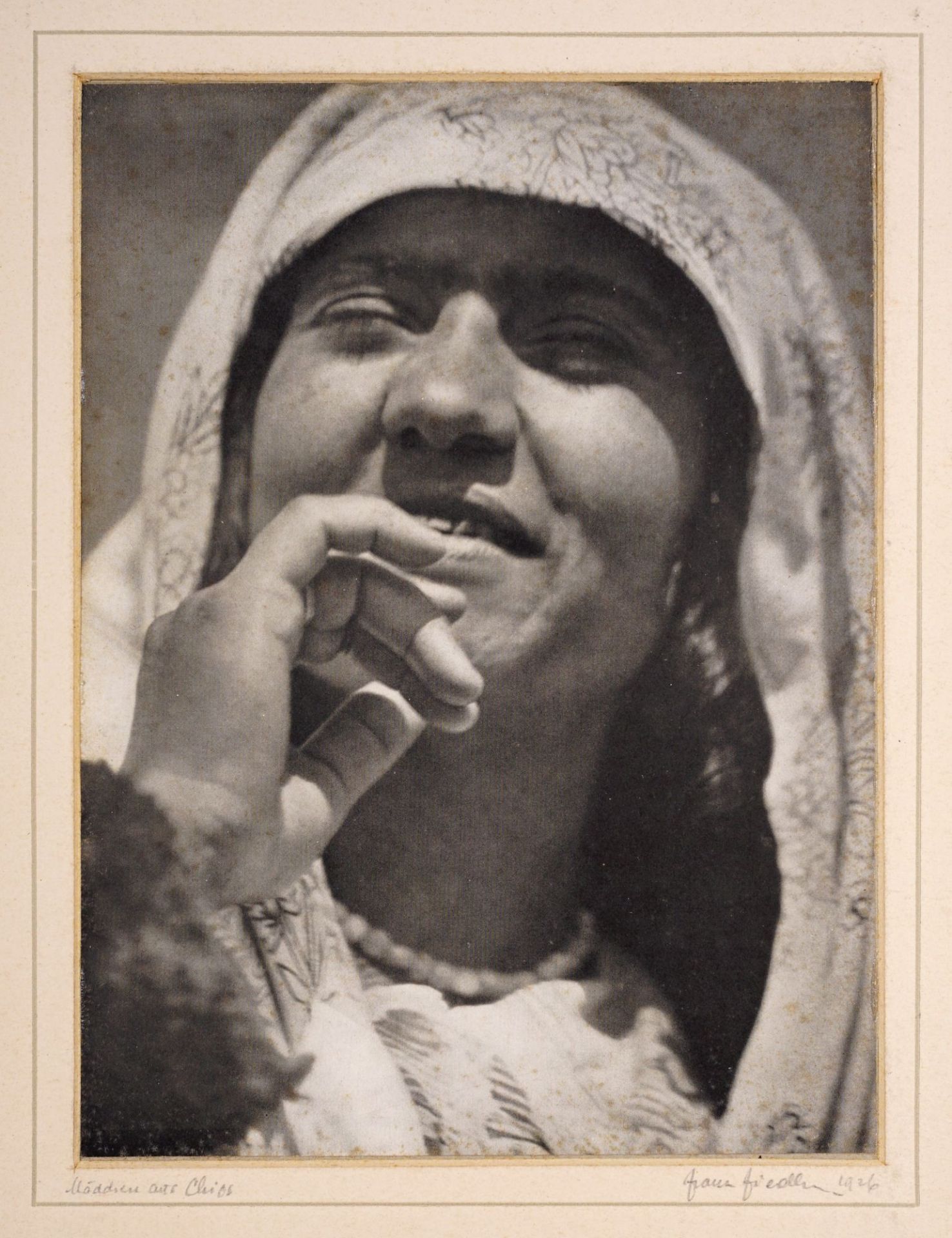 Franz Fiedler "Griechische Bäuerin aus Chios" / Mädchen aus Chios. Um 1928. - Image 2 of 2