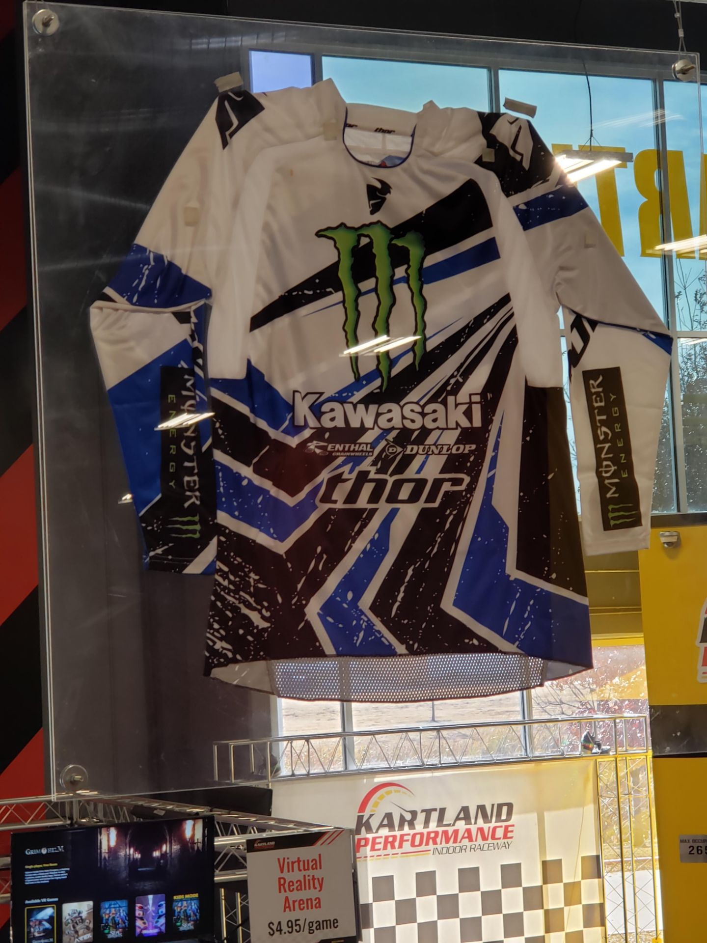 (6) Racing Jerseys In Glass Cases - Image 6 of 6