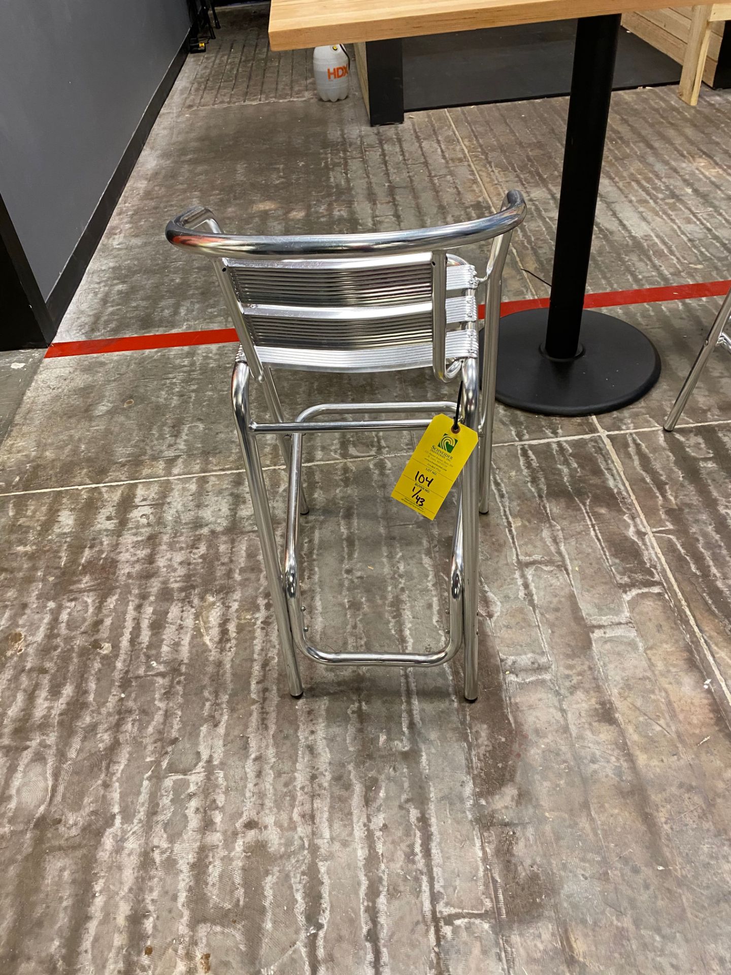 (43) Metal High Top Chairs - Image 2 of 5