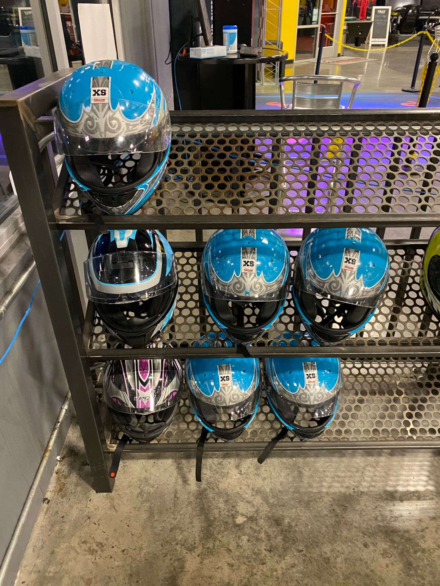 (7) Extra Small DOT Approved Helmets